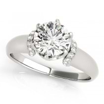 Diamond 6-Prong Solitaire Engagement Ring Platinum (1.15ct)