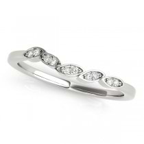 Bypass Floral Diamond Bridal Set Setting Platinum (1.05ct)