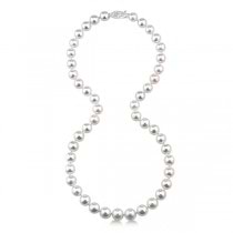 Freshwater Cultured Pearl Necklace with 14k Gold 7.0-7.5mm