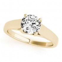 Diamond Solitaire Engagement Ring 14k Yellow Gold (1.00ct)