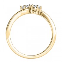 Diamond Solitaire Two Stone Ring 14k Yellow Gold (1.00ct)