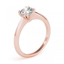 Diamond Solitaire 8 Prong Engagement Ring 14k Rose Gold (1.00ct)