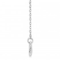Infinity Rope Pendant Necklace Sterling Silver