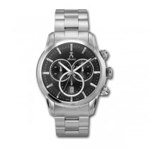 Allurez Men's Stainless Steel Bracelet Swiss Chronograph Watch