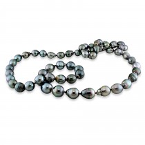 Graduated Baroque Tahitian Pearl Strand Necklace (8-11mm)