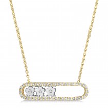 Round Diamond Pendant Necklace 14k Yellow Gold (0.25 ct)