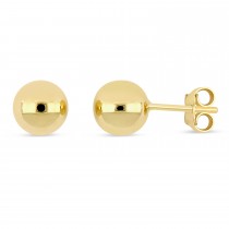 Small Ball Earrings 18k Yellow Gold