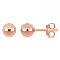 Extra Small Ball Earrings 18k Rose Gold