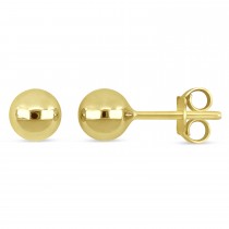 Extra Small Ball Earrings 18k Yellow Gold