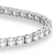 Eternity Diamond Tennis Bracelet 14k White Gold (10.01ct)