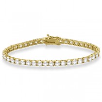 Eternity Diamond Tennis Bracelet 14k Yellow Gold (10.01ct)