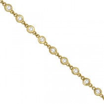 Diamonds by The Yard Eternity Bracelet in 14k Yellow Gold (1.08ct)