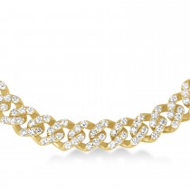 Diamond Link Chain Bracelet 14k Yellow Gold (5.53ct)