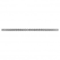 Stackable Diamond Bangle Eternity Bracelet 14K White Gold (5.18ct)