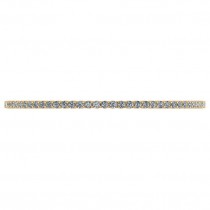 Stackable Diamond Bangle Eternity Bracelet 14k Yellow Gold (5.18ct)