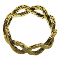 Buccellati Ring Band in 18k Yellow Gold