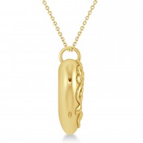 Forever Loved Heart Locket Necklace 14k Yellow Gold