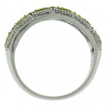 0.50ct Silver Fancy Color Diamond Lady's Band