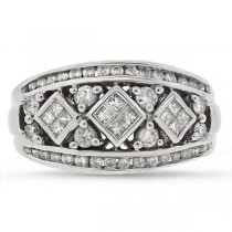 1.00ct 14k White Gold Diamond Lady's Ring