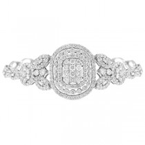 4.81ct 18k White Gold Diamond Lady's Bracelet