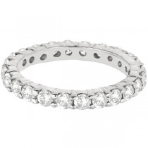 Custom-Made Diamond Eternity Ring Wedding Band in Platinum (2.00ct)