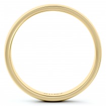 Dome Comfort Fit Wedding Ring Band 18k Yellow Gold (4mm)