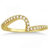 Tension Set Diamond Engagement Ring & Band Bridal Set 14K Yellow Gold