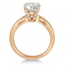 Classic Solitaire Diamond Engagement Ring 14k  Rose Gold (0.26ct)