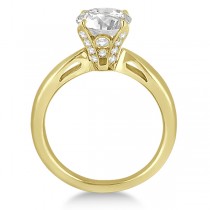 Classic Solitaire Diamond Engagement Ring 18K Yellow Gold (0.26ct)