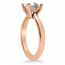 Diamond Fancy Engagement Ring 18k Rose Gold