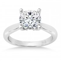 Diamond Fancy Engagement Ring 18k White Gold