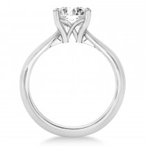 Diamond Fancy Engagement Ring 18k White Gold