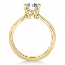 Diamond Fancy Engagement Ring 18k Yellow Gold