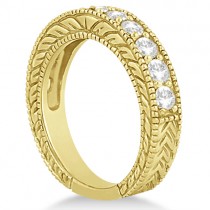Antique Diamond Wedding & Engagement Ring Set 14k Yellow Gold (3.15ct)