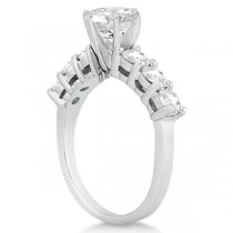 Seven-Stone Diamond Engagement Ring in 14k White Gold (0.30 ctw)