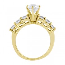 Seven-Stone Diamond Engagement Ring in 18k Yellow Gold (0.30 ctw)
