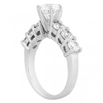 Seven-Stone Diamond Engagement Ring in Palladium (0.30 ctw)