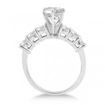 0.65ct Diamond Engagement Ring with Matching Engagement Band 18k White Gold