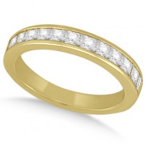 Princess Diamond Engagement Ring & Bridal Set 14k Yellow Gold (1.10ct)