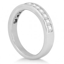 Princess Diamond Engagement Ring & Bridal Set 18k White Gold (1.10ct)