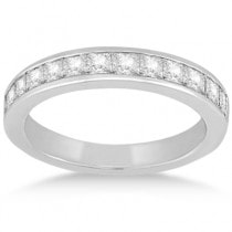 Princess Diamond Engagement Ring & Bridal Set Palladium (1.10ct)