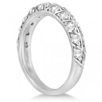 Unique Designer Diamond Wedding Ring in 18k White Gold (0.70ct)