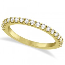 Halo Diamond Engagement Ring & Band Bridal Set 18K Yellow Gold (1.12ct)