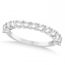 Diamond Accented Bridal Set Setting 14k White Gold (1.75ct)