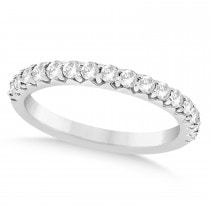 Diamond Accented Bridal Set Setting 18k White Gold 0.90ct