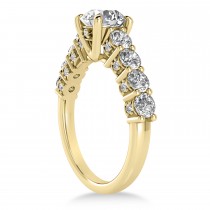 Diamond Prong Set Engagement Ring 14k Yellow Gold (1.06ct)