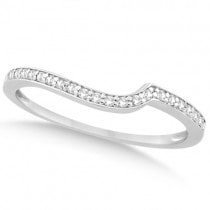 Love Knot Diamond Engagement Ring Set Platinum (0.32ct)