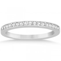 Petite Half-Eternity Diamond Bridal Set in 18k White Gold (0.31ct)