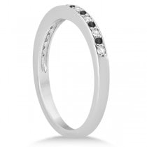 Black & White Diamond Engagement Ring Set Palladium (0.55ct)