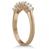 Diamond Eight Stone Wedding Ring 14K Rose Gold (0.24ct)